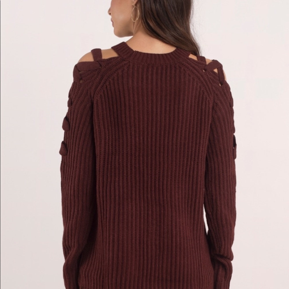 Tobi Lace Up Sweater Dress - NWT - Picture 3 of 5